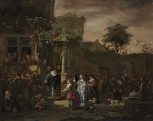 De dorpsbruiloft door Jan Havickszoon Steen